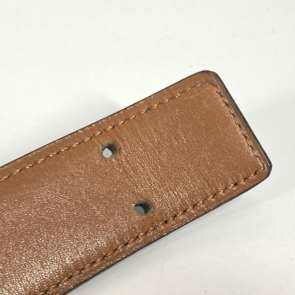 Hermes Belt Vintage Buckle Leather Black main image 6